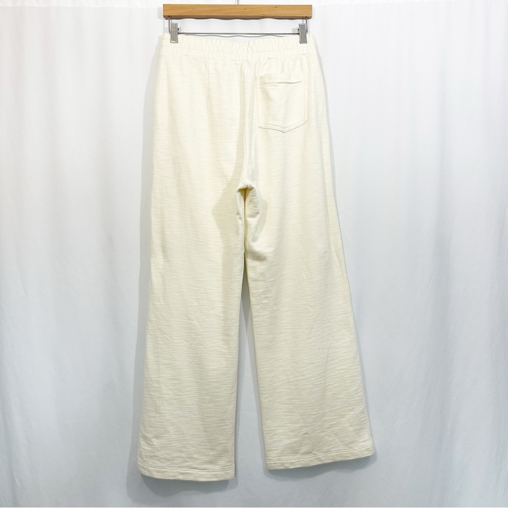 AG Adriano Goldschmied The North Cotton Wide Leg Pants in Ivory - Picture 7 of 12